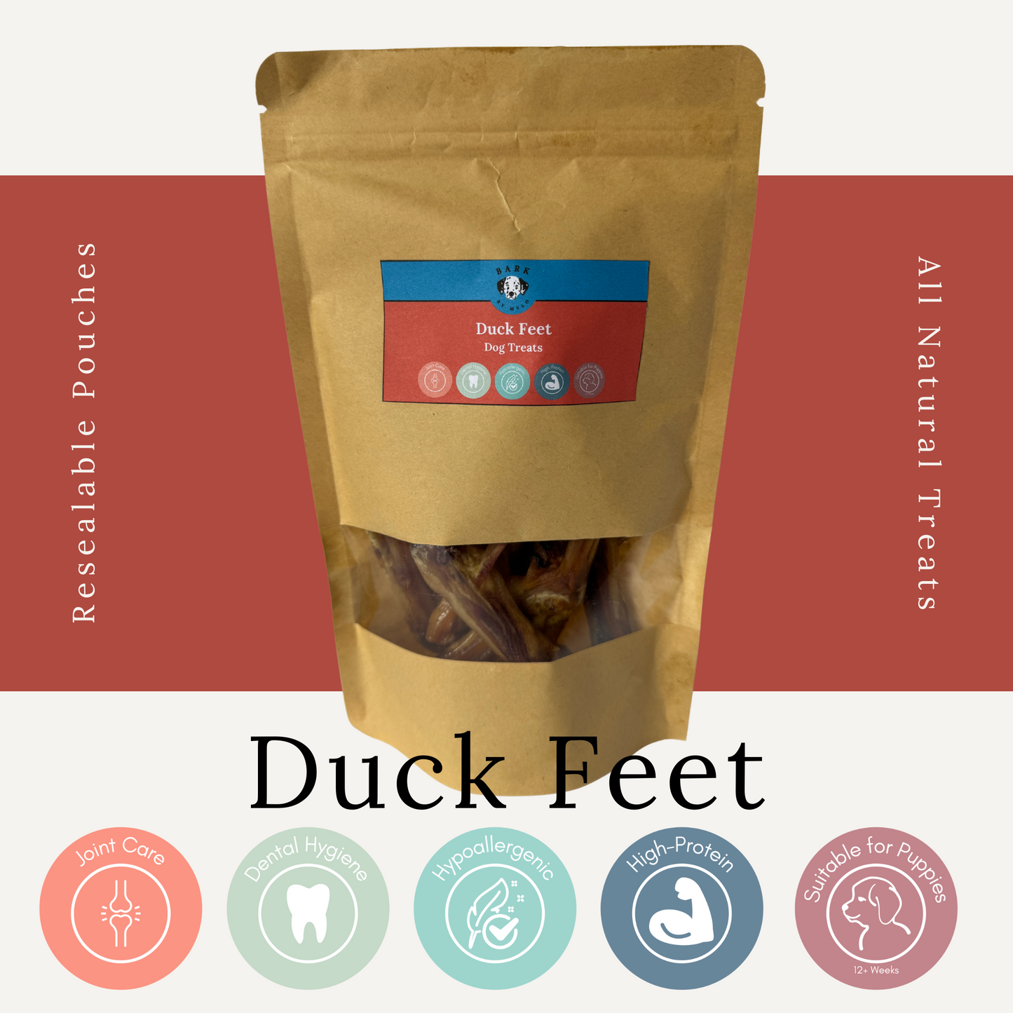 Duck Feet - 100g