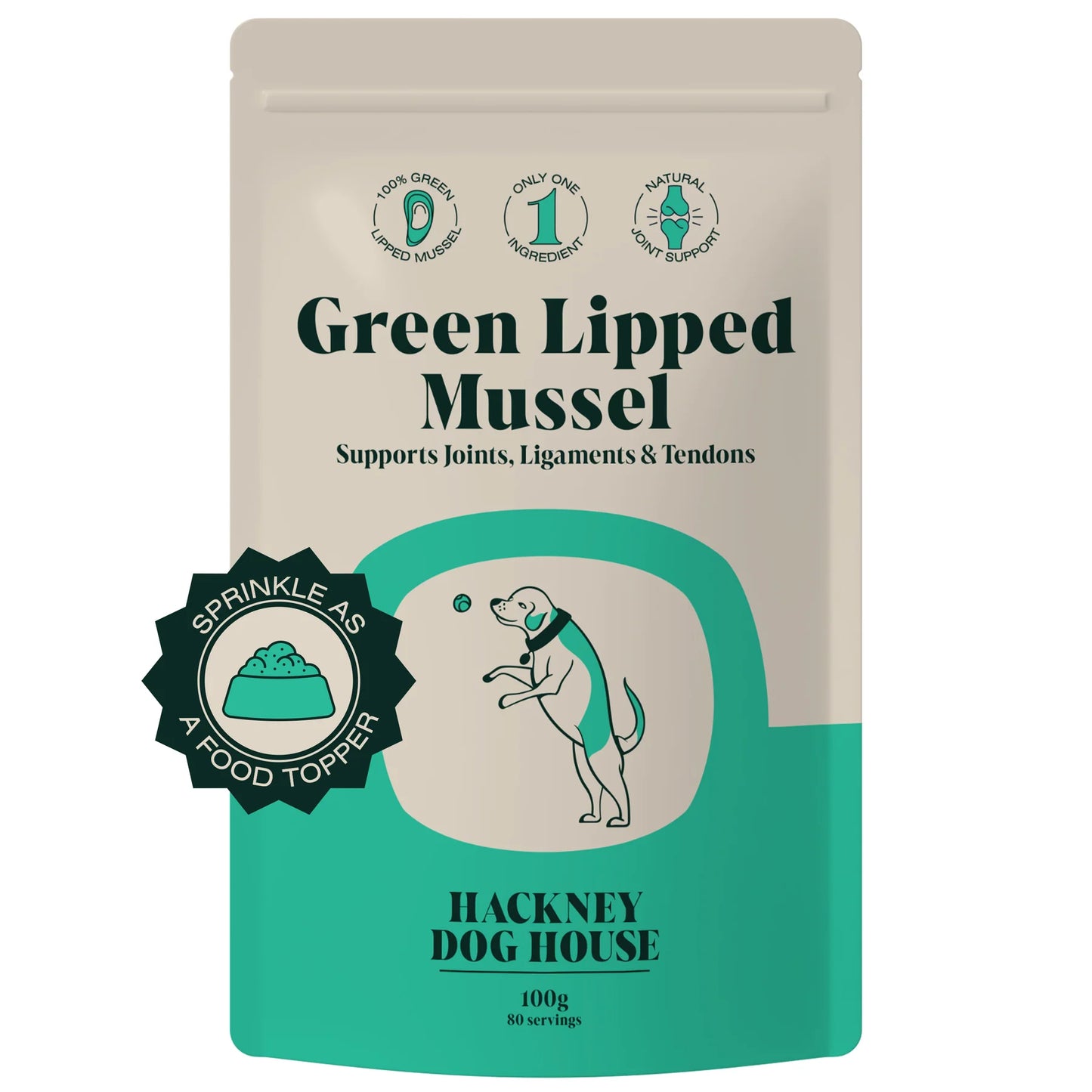 Hackney Dog House - Green Lipped Mussel for joints, ligaments & tendons