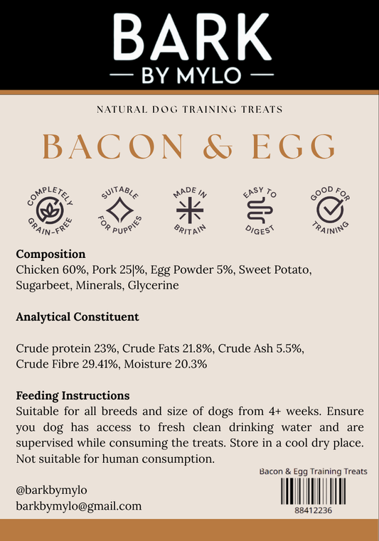 Bacon & Egg Training Treats