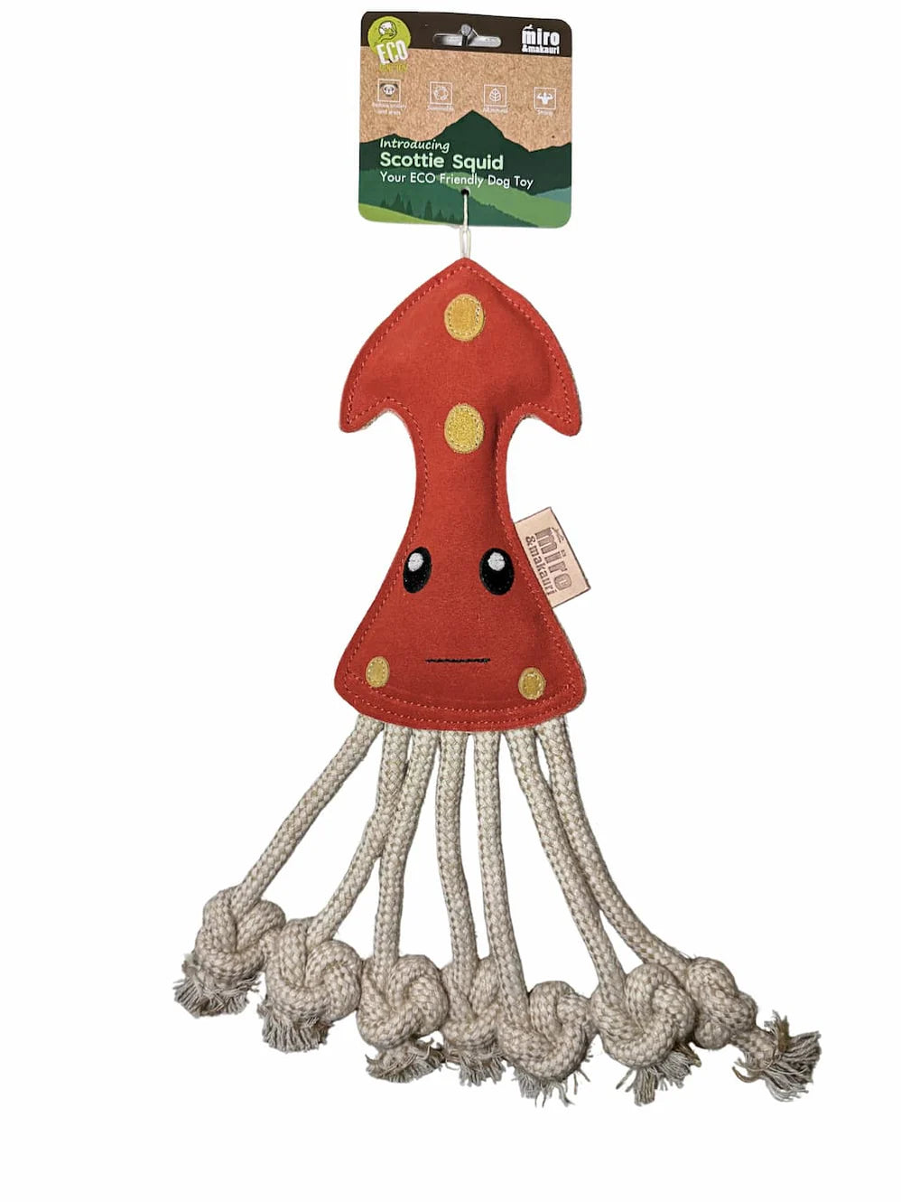 Scottie Squid - Eco Friendly Dog Toy